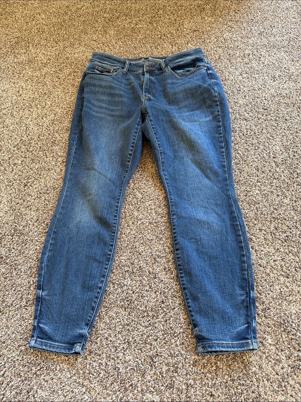Judy Blue Medium Blue Skinny Stretch Jeans Size 16W